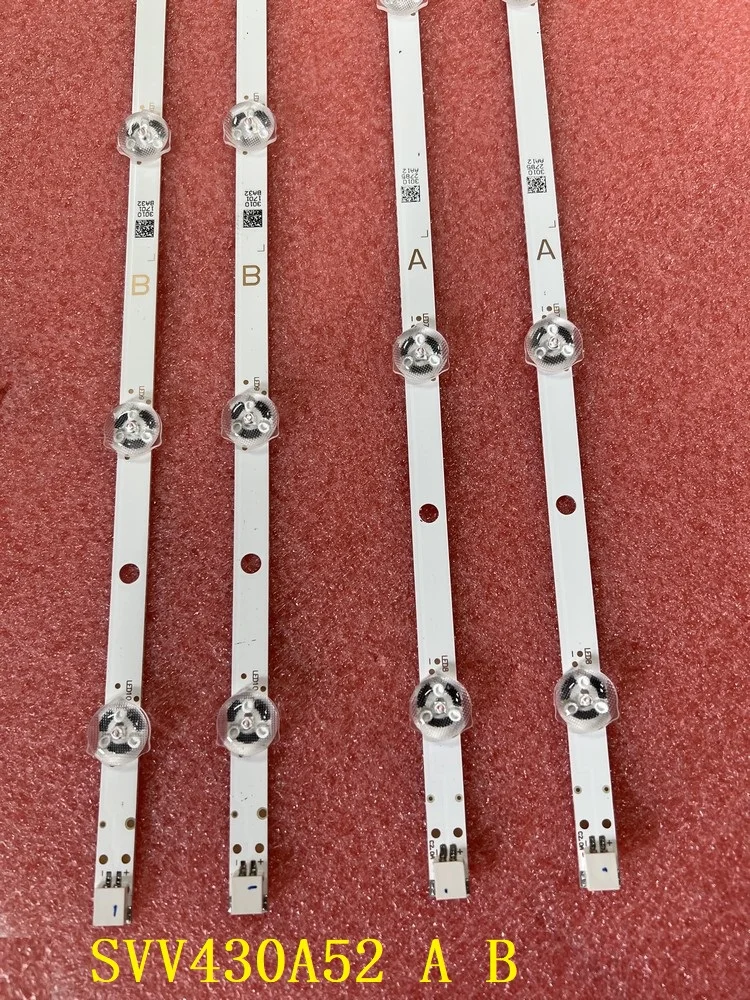 Barras LED para Panasonic TX-43GX555 TX-43GX555B 43T6863DB TX-43FX550B 43FX550E 43FX551B TX-43GX555E TX-43FS350E
