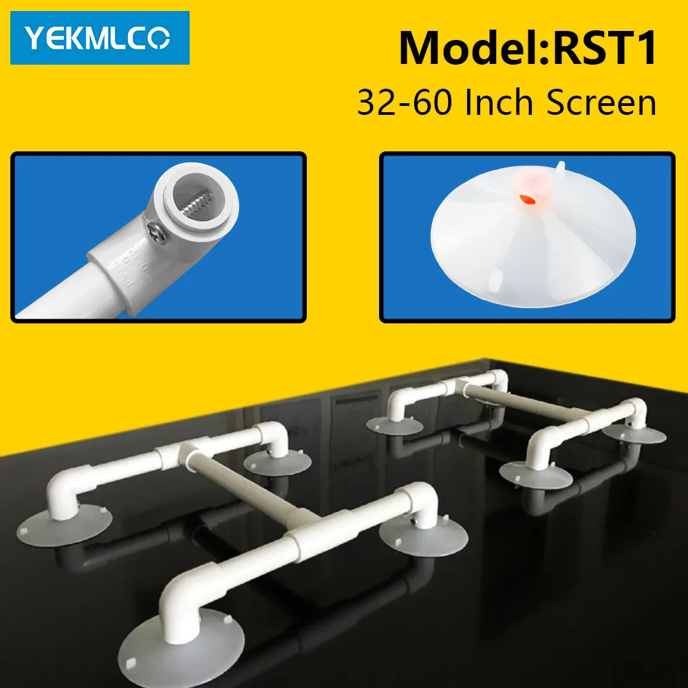 Ventosas macias para levantar ecrãs 32-65", suportes magnéticos, suportes com ventosas para flats e placas dos LCDs