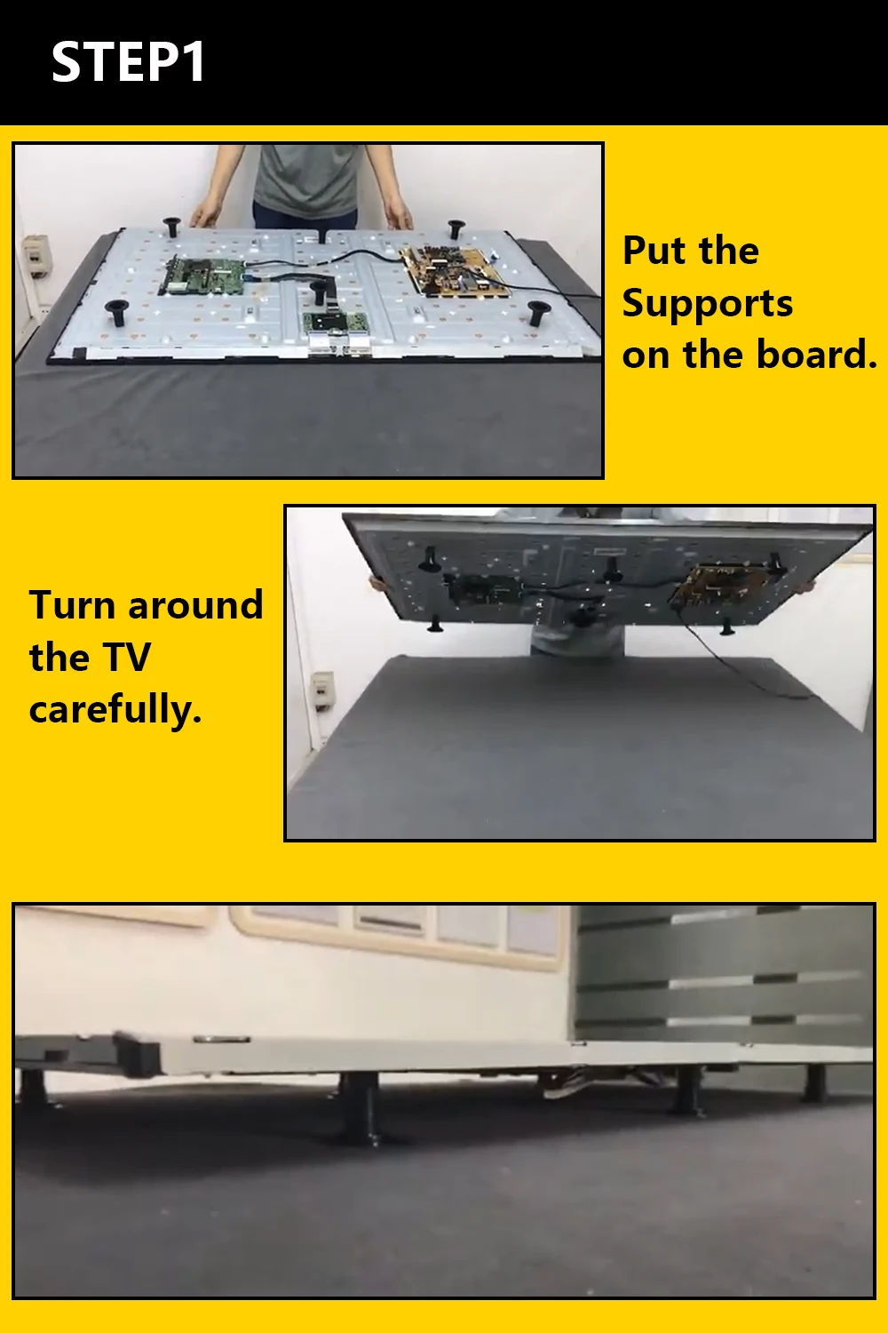 Ventosas macias para levantar ecrãs 32-65", suportes magnéticos, suportes com ventosas para flats e placas dos LCDs