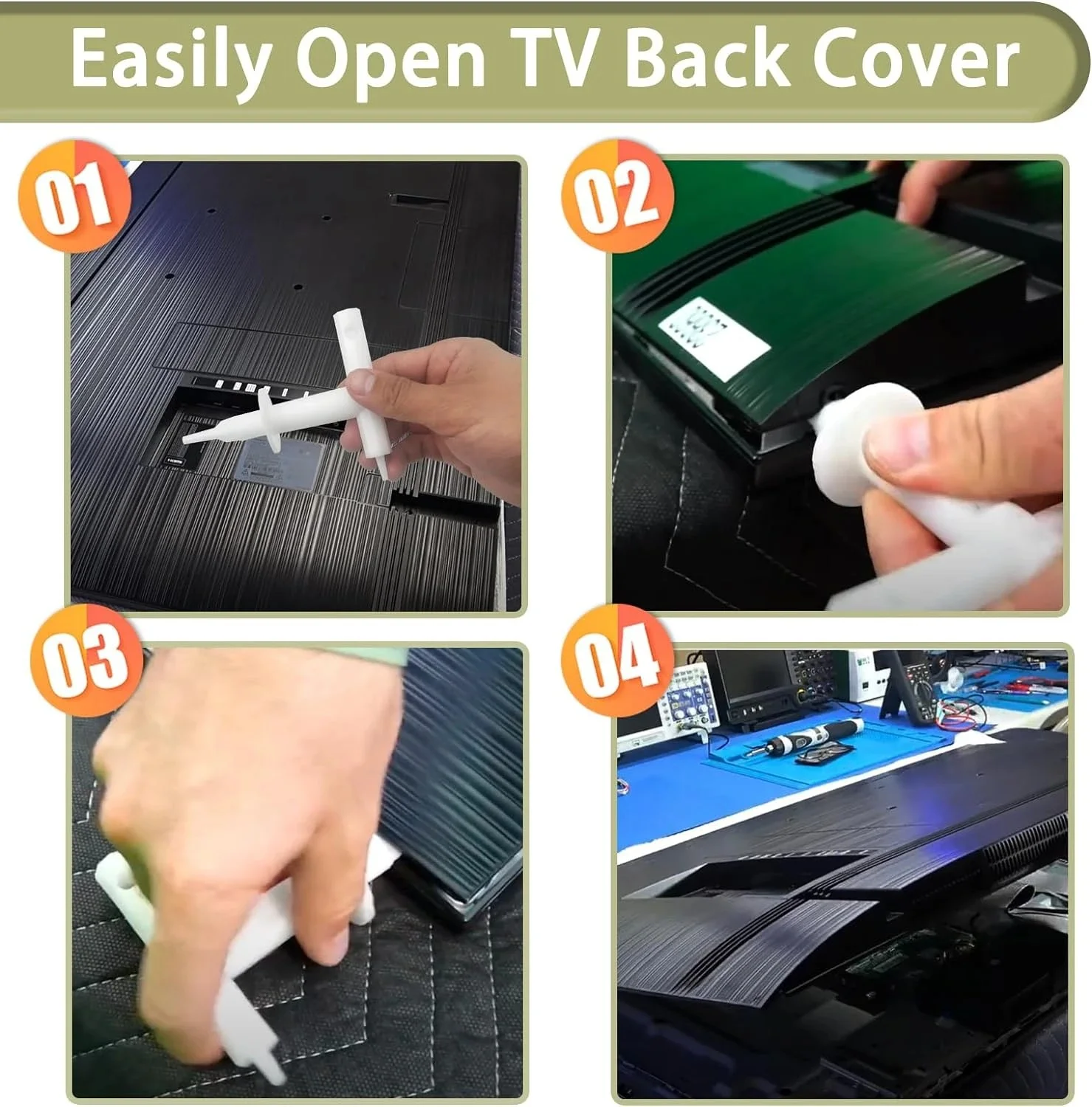 Ferramentas para abertura de televisões Samsung sem parafusos BN81-12884A BN81-14946B