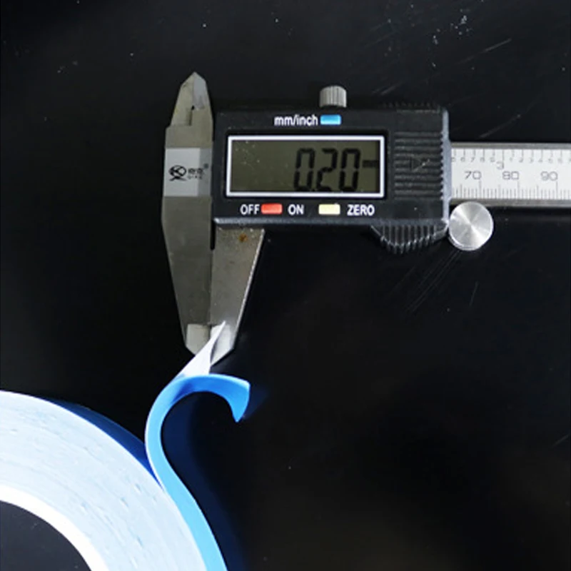 Fita cola térmica dupla-face para colar barras de led, dissipadores entre outros, larguras 3mm 5mm 6mm 8mm 10mm 12mm