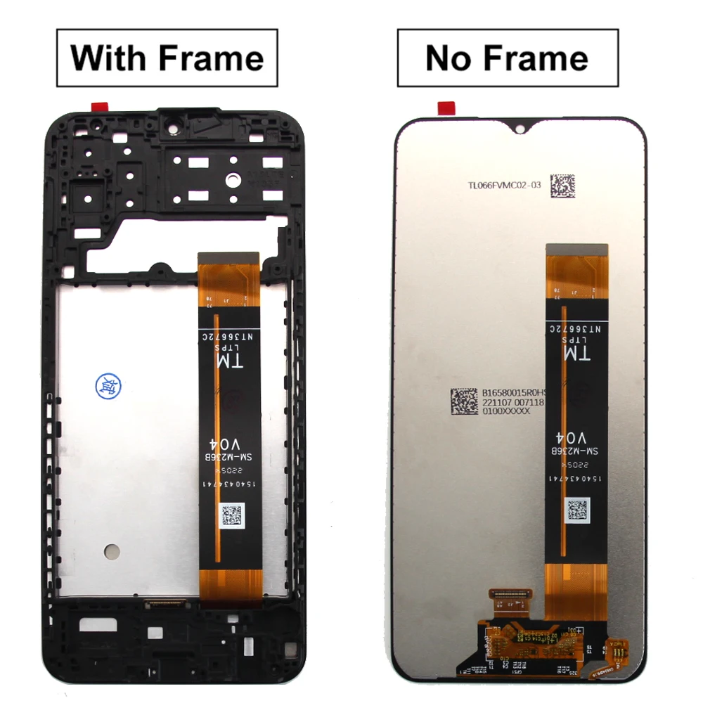 Ecrã LCD e moldura para Samsung Galaxy A13 4G A135F, A137F