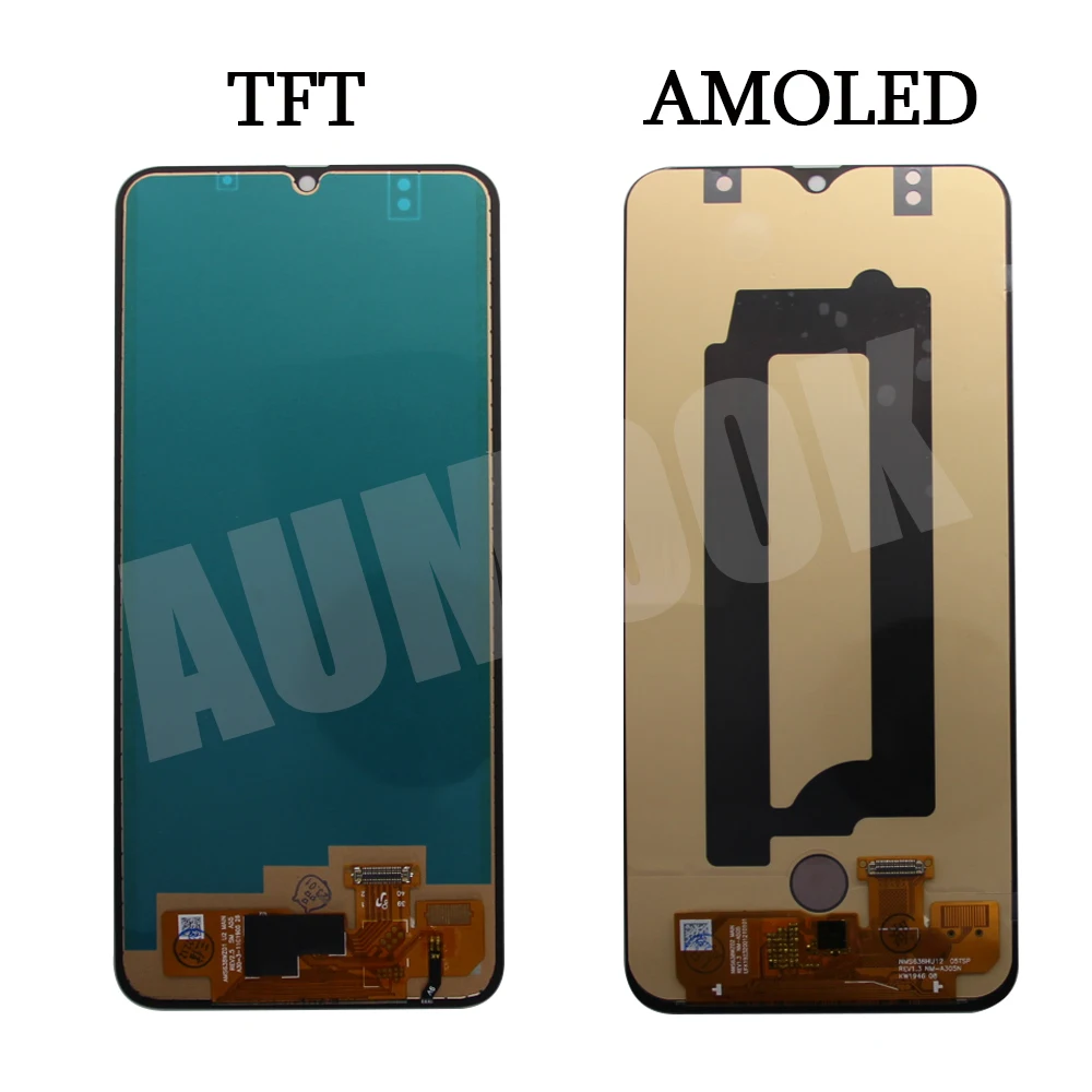 Ecrã LCD/AMOLED e moldura para Samsung Galaxy A50 A505F