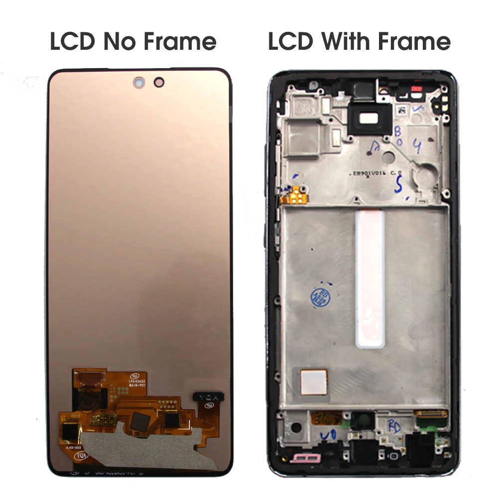 Ecrã LCD/AMOLED e moldura para Samsung Galaxy A52 5g A526B
