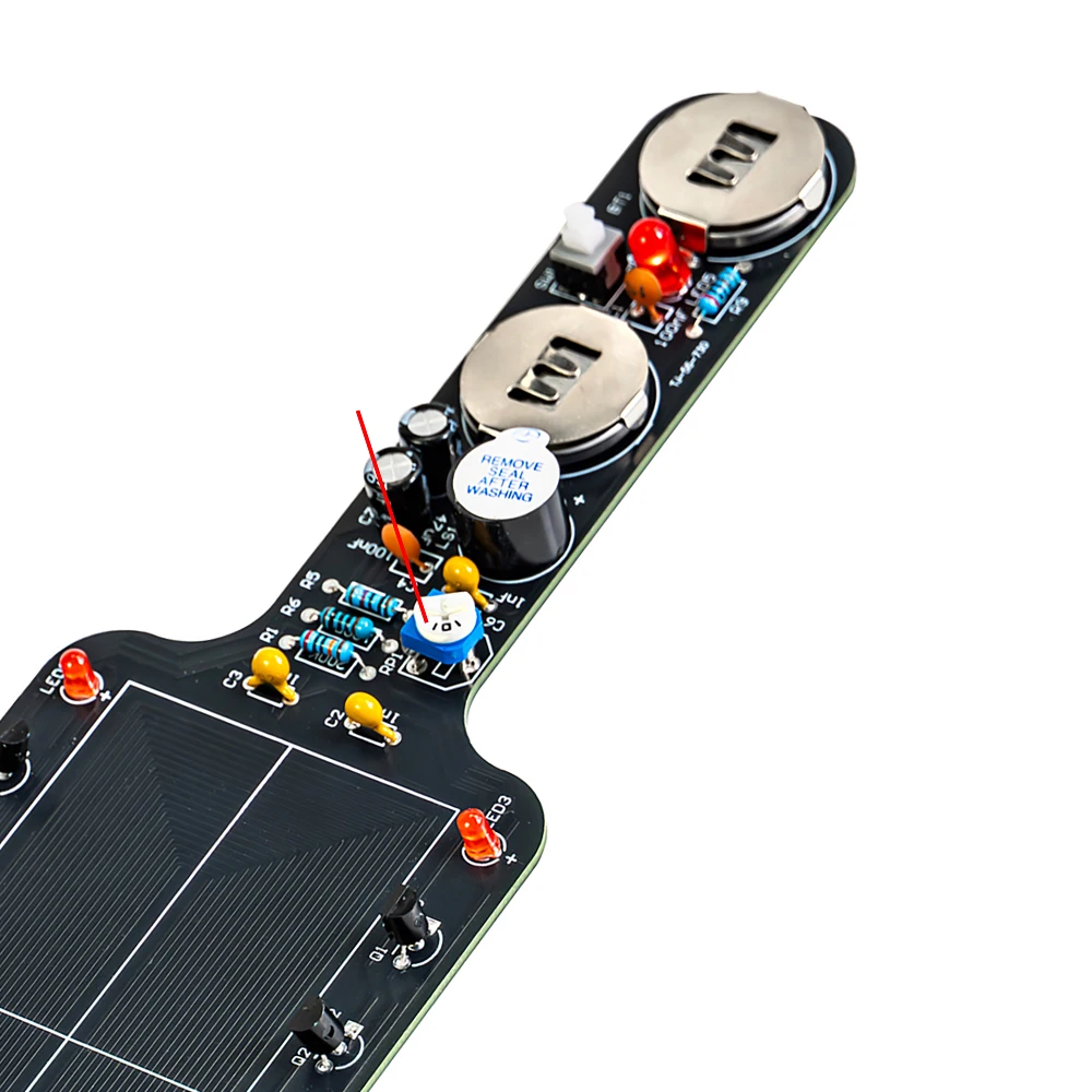 Kit de eletrónica detetor de metais funcional ideal para praticar ou aprender a soldar