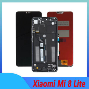 Ecrã LCD e moldura para Xiaomi Mi 8 Lite VERMELHO, PRETO, AZUL