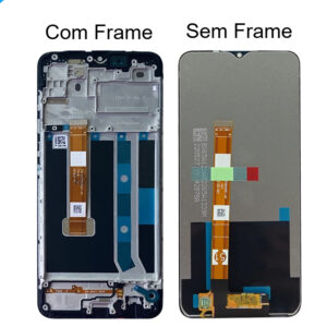 Ecrã LCD e moldura para Oppo A15 A15S CPH2185 CPH2179