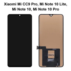 Ecrã LCD/AMOLED e moldura para Xiaomi Mi CC9 Pro, Mi Note 10 Lite, Mi Note 10, Mi Note 10 Pro