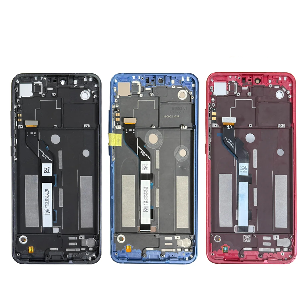 Ecrã LCD e moldura para Xiaomi Mi 8 Lite VERMELHO, PRETO, AZUL
