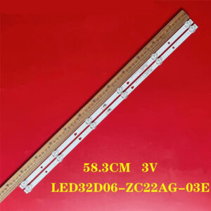 Barras LED para TV JVC, Kruger & Matz 32″ LE32B610X 32K31A LED32D06-ZC22AG-03E 30332006002E