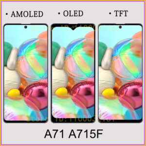 Ecrã LCD/AMOLED e moldura para Samsung Galaxy A71 A715F