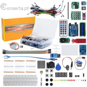 Kit de desenvolvimento Arduino UNO para iniciantes  com grande quantidade de sensores