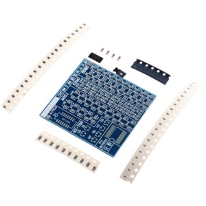 Kit para prática de solda de componentes SMD, inclui placa e componentes