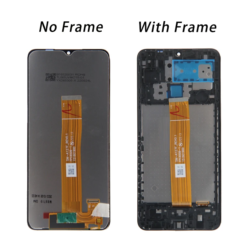 Ecrã LCD e moldura para Samsung Galaxy A12 A125F, A127F