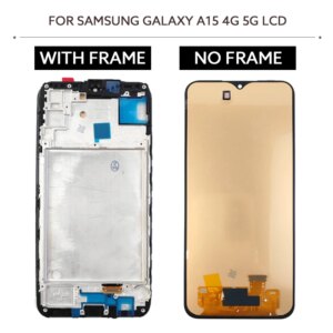 Ecrã LCD/OLED com ou sem moldura para Samsung Galaxy A15 4G/5G SM-A155 A156