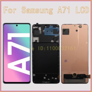 Ecrã LCD/AMOLED e moldura para Samsung Galaxy A71 A715F