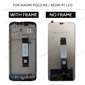 Ecrã LCD e moldura para Xiaomi Poco M3 / Redmi 9T