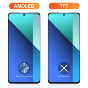 Ecrã LCD/AMOLED e moldura para Xiaomi Redmi Note 13 4G