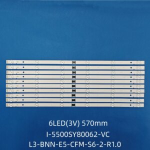 Barras LED para SONY KD-55X8000H KD-55XH8096 KD-55XH8196 XBR-55X800H I-5500SY80062-VC LM41-01056A 01022A  L3_BNN_E5_CFM_S6_2_R1.0_U5C_1.0_LM41-01022A