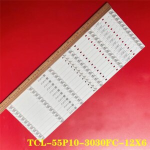 Barra LED YHF-4C-LB5506-YH10J para TCL-55P10-3030FC-12X6-LX 20200106 55C715 55C717 TCL-55P10-3030FC-12X6-LX20200106 TCL 55C715 55C717 55C716 55C78 55AC710X1