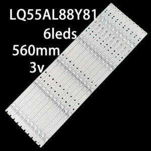 Barras LED para Sharp, Brandt, Hayer CRH-B55K52303005106AG-REV1.3 W REV1.3 I 55UGX3500 LQ55AL88Y81 55U1 55H80U RWOSU5549 RTRU5540-C V552015sm LS55AL88K5