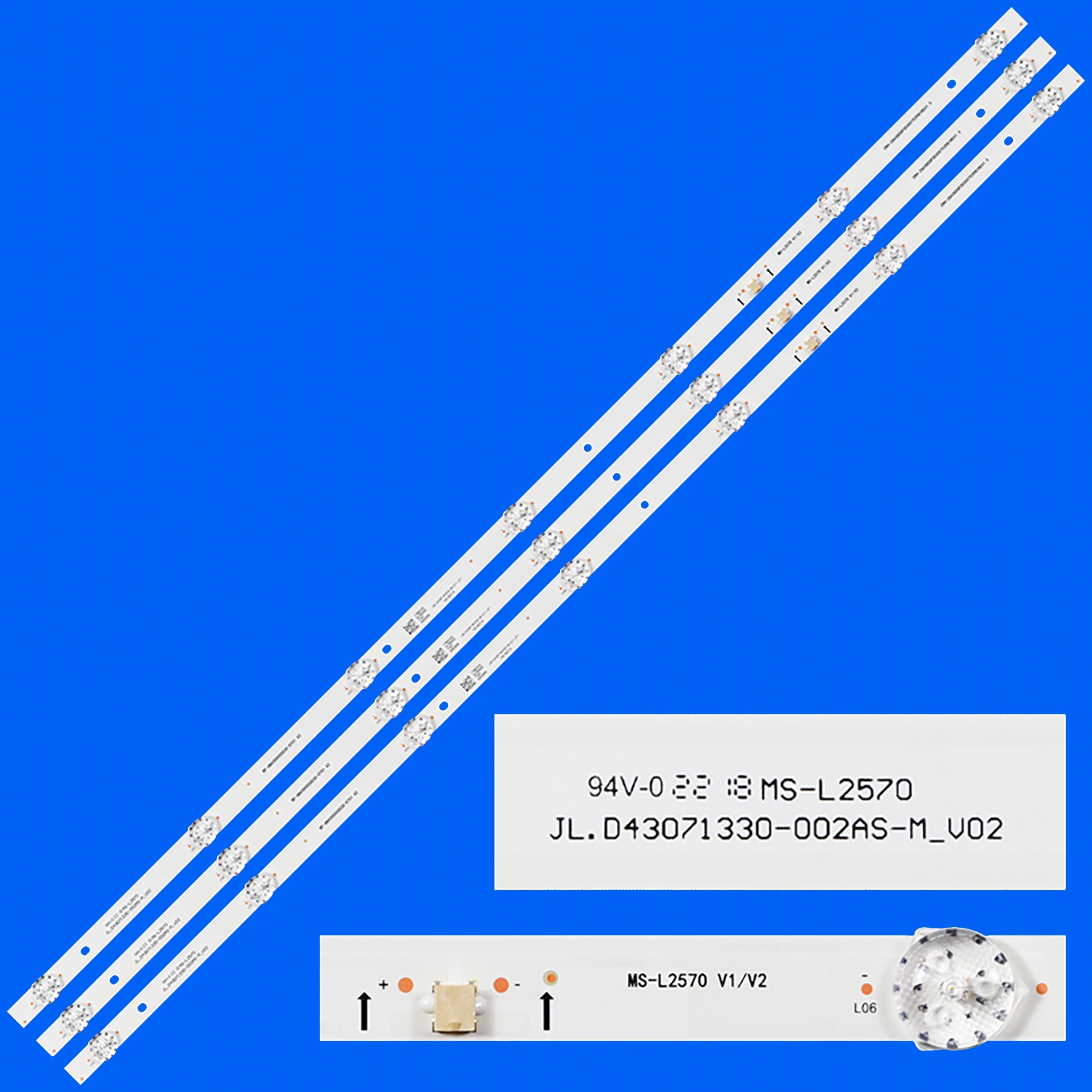 Barras LED para Kunft, Hyundai, Philips 43" 42G6F MS-L2570 V2 V1 PTV43G50 PTV43G50SN JL.D 43071330 -002AS-M_V0 CRH-ZG43G5SP 30300703981 REV1.0 1 Barras LED para Kunft, Hyundai, Philips 43″ 42G6F MS-L2570 V2 V1 PTV43G50 PTV43G50SN JL.D 43071330 -002AS-M_V0 CRH-ZG43G5SP 30300703981 REV1.0