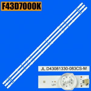 Barras LED para TCL 43″ F43D7000K F43D8000K JL.D43081330-083CS-M E469119 LC430DUY-SHA1 T43D16SF-01B SAMPO EM-43AT17D