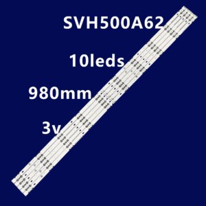 Barras LED para Hisense 50″ 50h6d Lc-50p7000u SVH500A63 H50N5300 SVH500A62 JL.D500A1330-003ES-M 50R6107 HD500K3V02-T1/51/GMI LC-50P7000 LC-50LBU591U