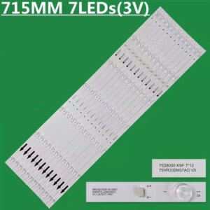 Barras LED para TV Xiaomi L75M6-ES 75D8000 75HR332M07A0 V0 4C-LB750T-HR2