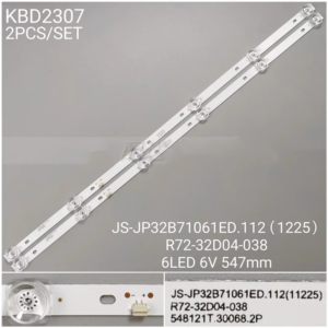 Barras LED para TV TCL 32″ JS-JP32B71061ED.112 R72-32D04-038 548121T.30068 6v