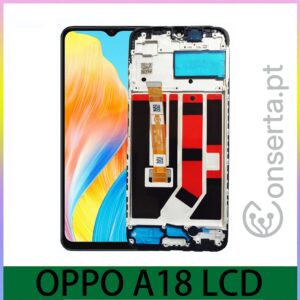 Ecrã LCD e moldura para Oppo A18 CPH2591