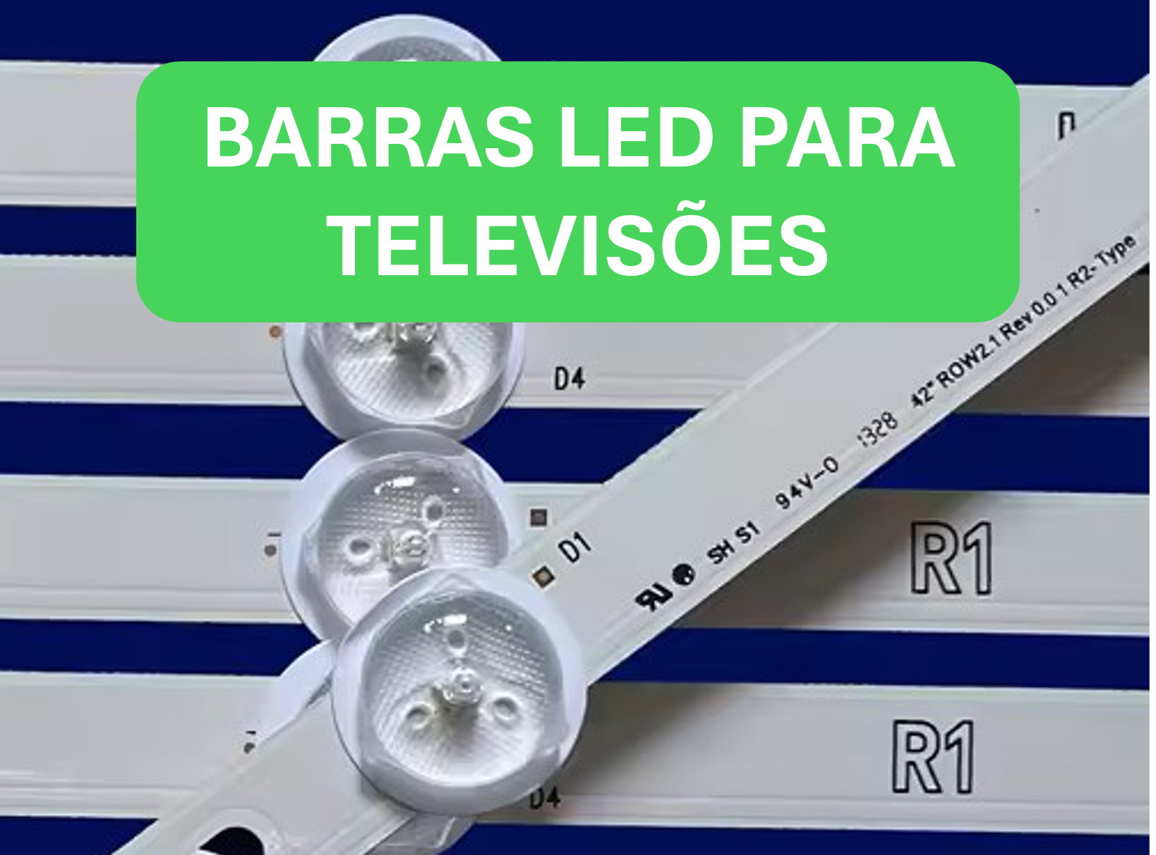 Barras LED para backlight (luz de fundo) de TVs