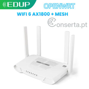 Router EDUP OpenWRT WiFi 6 AX 1800Mbps dual-band 2.4GHz/5GHz