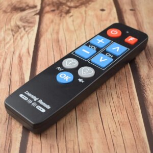 Comando de TV universal para seniores, idosos, crianças, de fácil configuração, apenas botões essenciais