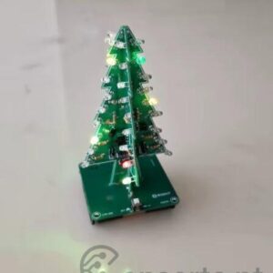Kit de eletrónica Pinheiro de Natal para aprender ou praticar a soldar