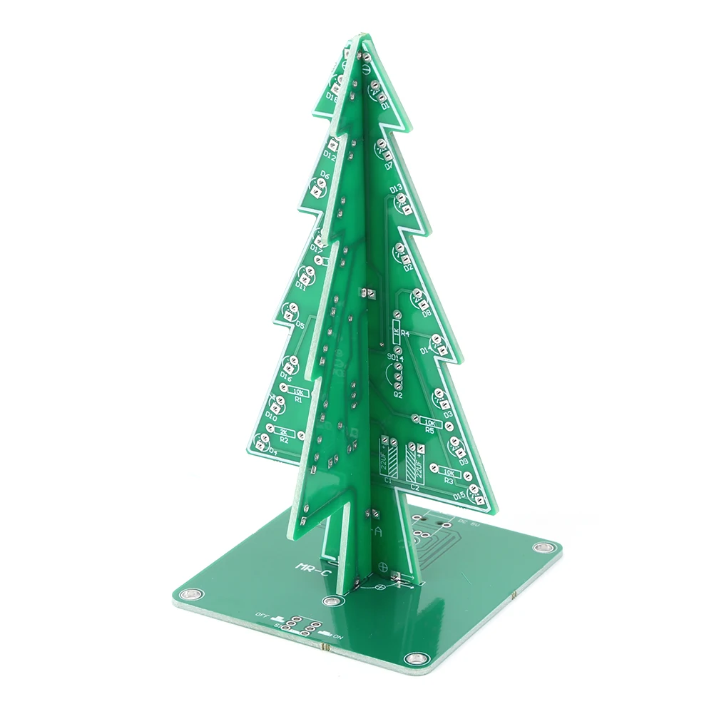 Kit de eletrónica Pinheiro de Natal para aprender ou praticar a soldar 3 Kit de eletrónica Pinheiro de Natal para aprender ou praticar a soldar