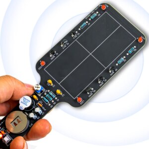 Kit de eletrónica detetor de metais funcional ideal para praticar ou aprender a soldar