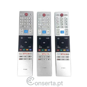 Comandos compatíveis Toshiba referências CT-8543 CT-8533 CT-8528