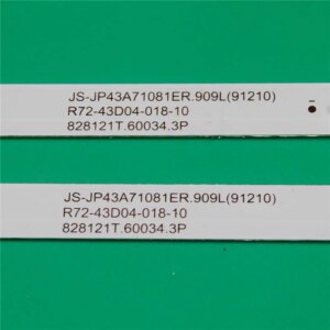 Barras LED JS-JP43A71081ER.909L para TV Silver 43″ IP-LE410983 TD Systems e outras marcas compatíveis